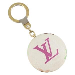 LOUIS VUITTON Monogram Multicolor Astropill Charm White M51911 LV Auth 152282